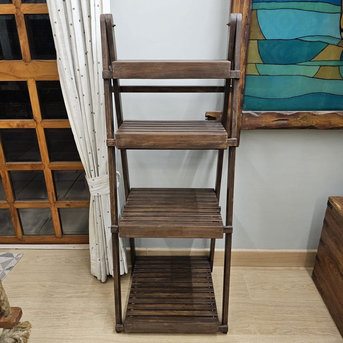 Barish Multi-purpose Floor Standing Stand (Large) Best Home Decor Handcrafted