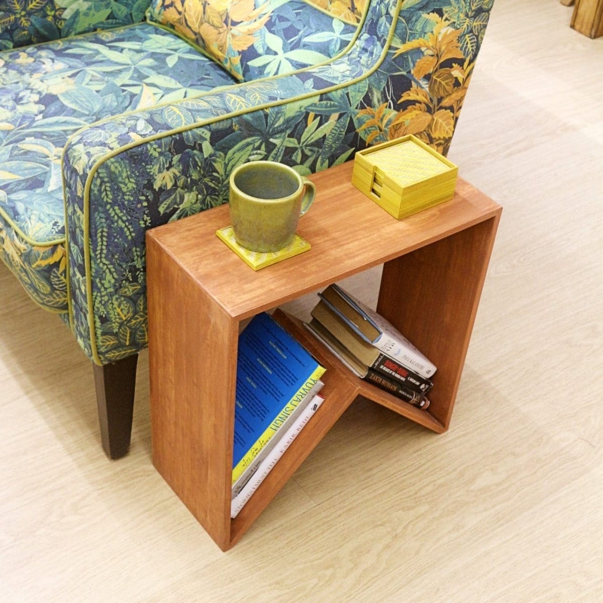 Barish Side Table for Book Lovers Best Home Decor Handcrafted
